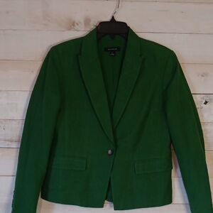 ANN TAYLOR Vibrant Green Blazer